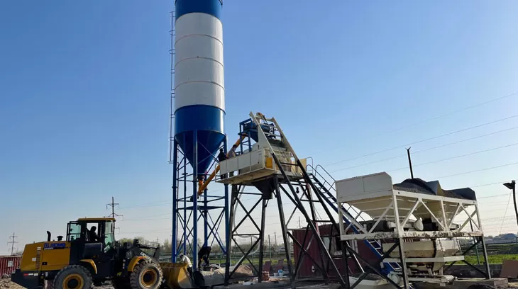 HZS35 Concrete Batching Plant in Ibadan