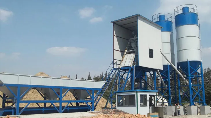 HZS35 Concrete Batching Plant in Kano