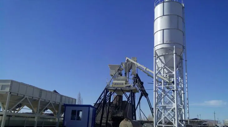 HZS35 Concrete Batching Plant in nigeria
