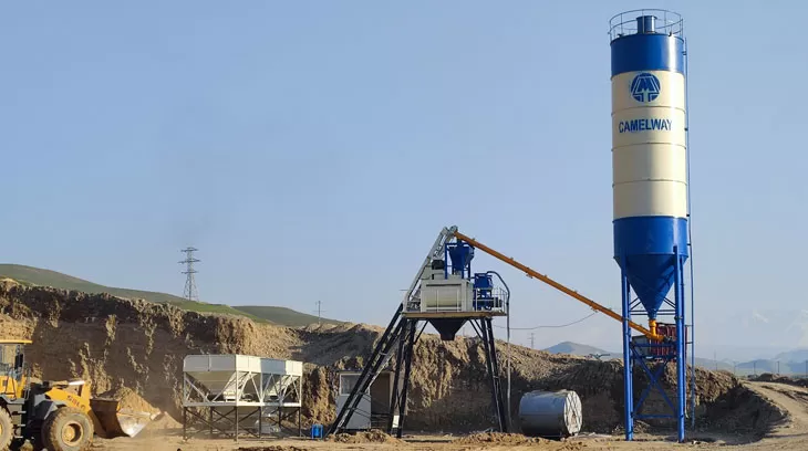 HZS50 Concrete Batching Plant in Kano