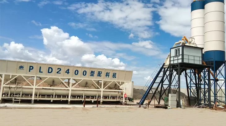 HZS75  Concrete Batching Plant in Lagos