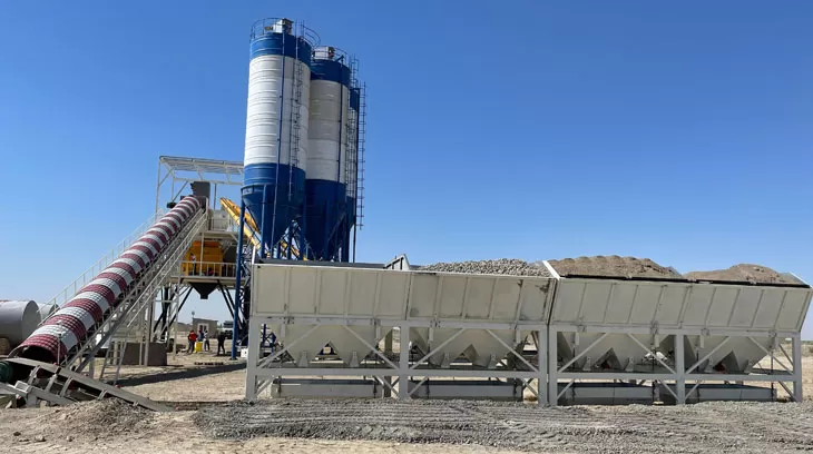 HZS180 Concrete Batching Plant in Lagos