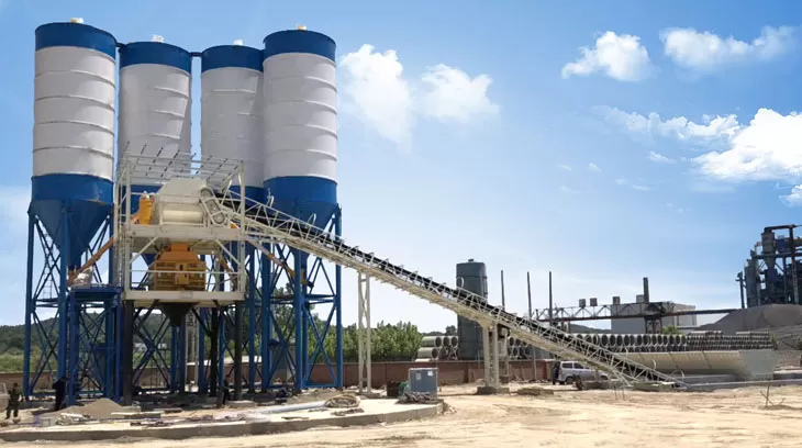 HZS180 Concrete Batching Plant in Ibadan