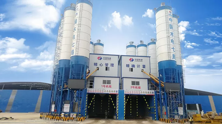 HZS180 Concrete Batching Plant in Abuja
