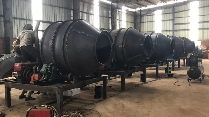 concrete mixer delivery