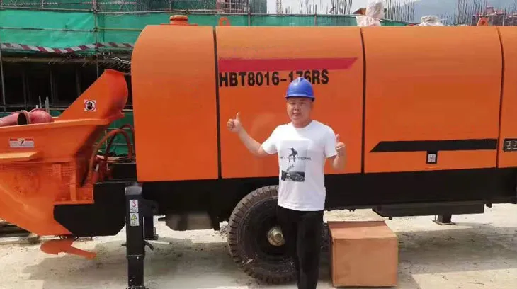 trailer pump Customer site